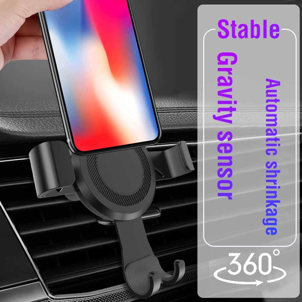 Автомобильный держатель для телефона Eqvvol iPhone Gravity Универсальный автомобильный с