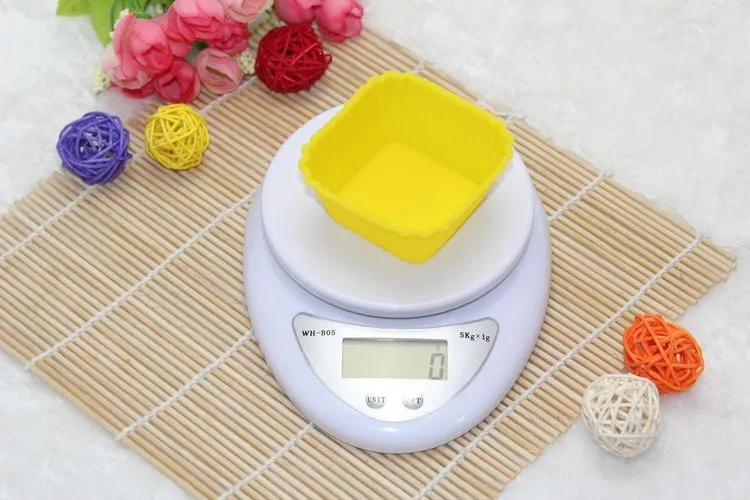 Кг цифровые весы г/1 г 5 кг еда диета Почтовый Кухня 5000 детские Баланс Вес ing