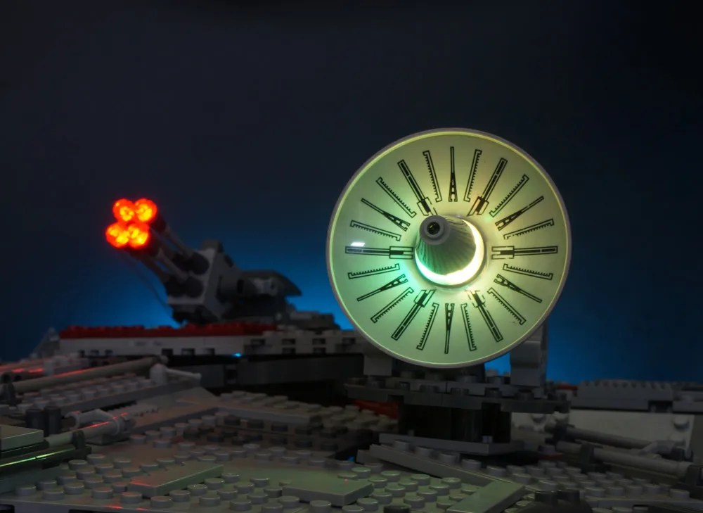 Kyglaring светодиодный светильник комплект для lego 10179 в игрушки тысячелетия Сокол (не