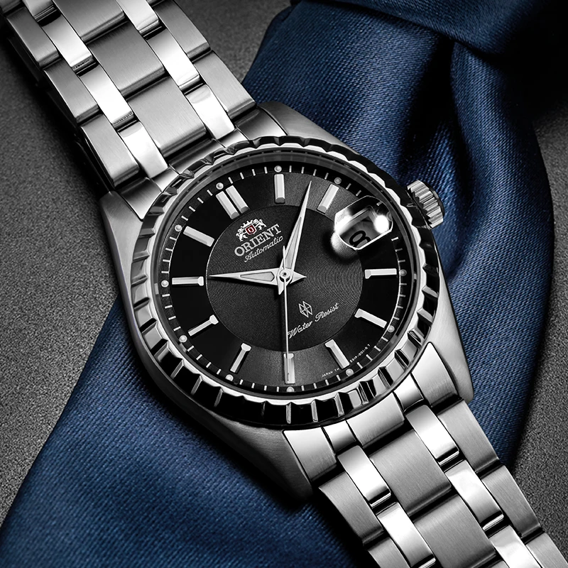 1000% Ориент Часы механические Автоматические Мужские часы модные деловые