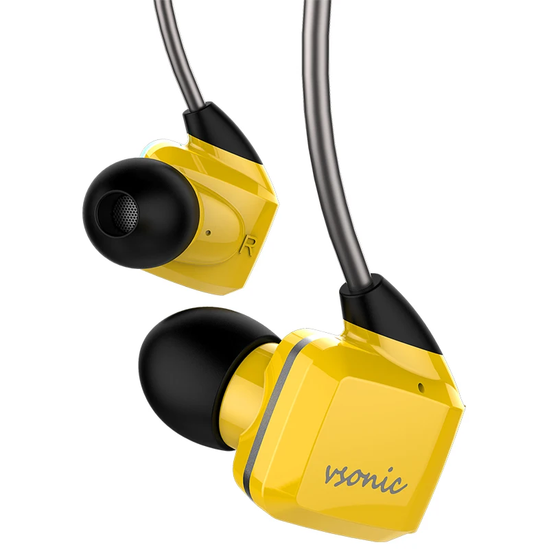 VSONIC 2018 Новый GR07 низкий импеданс наушники вкладыши 32ohm динамический Шум изоляция Hi