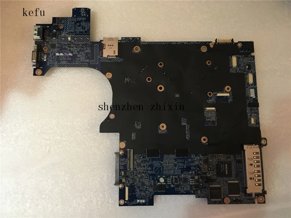 Материнская плата KEFU для ноутбука DELL E6500 материнская с процессором DDR2 модель 0YU618