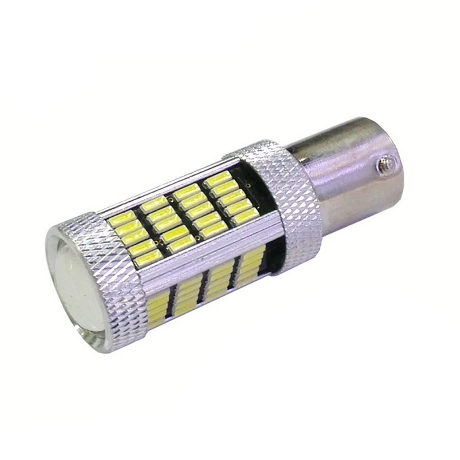 1 шт. авто светодиодный 1156 BA15S BAU15S BAW15S 4014 92 SMD белый 12В P21W PY21W PR21W автомобильный