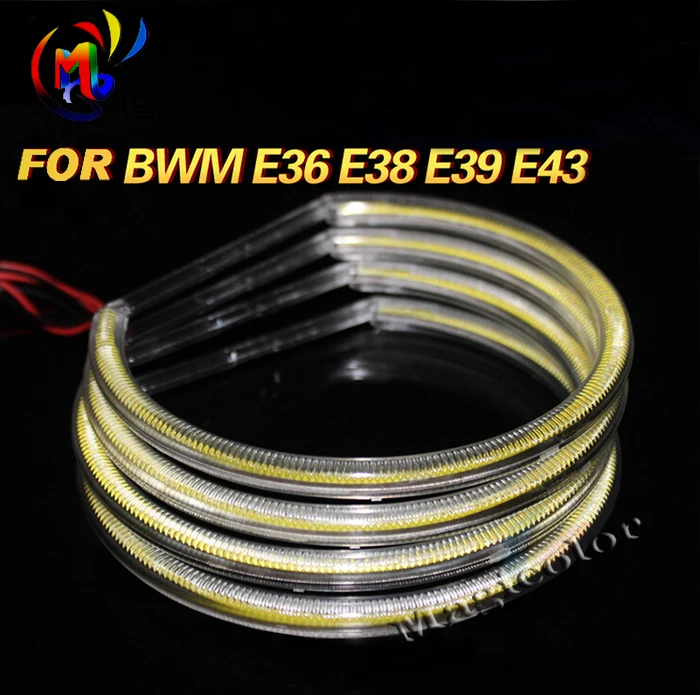 Волшебная ColorM COB светодиодный Ангельские глазки фары для BMW E36 E46 гало кольца супер