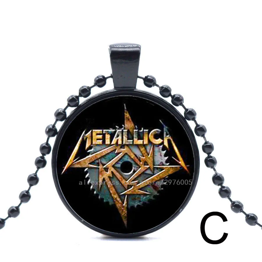 1 шт. тяжелое металлическое ожерелье 10 стеклянный с кабошоном кулон крутые