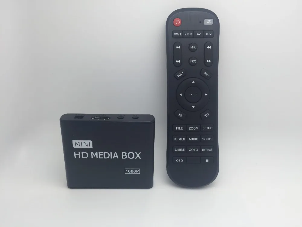 Медиаплеер Full HD 1080P цифровой плеер для вывесок ТВ HDMI AV выход картридер SD/MMC/USB хост