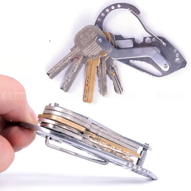 EDC Многофункциональный зажим для лагеря стальной многофункциональный