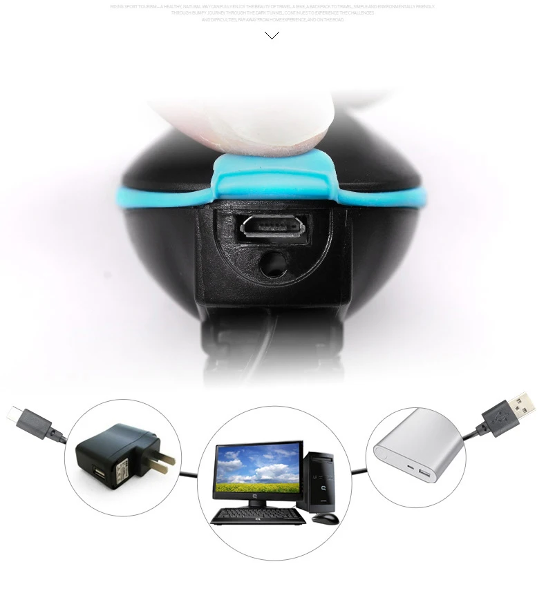 Coolchange для велосипедов колокол фонарик с USB подзарядкой рожок для велосипеда свет фар Велоспорт Многофункциональный ультра яркий Электрический 140db