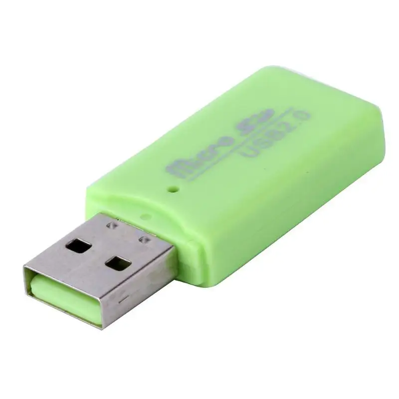 Портативный USB 2 0 кардридер для Micro SD/TF T Flash карт|Картридеры| |