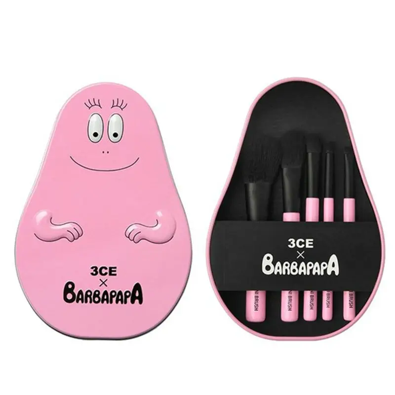 Профессиональный 5 шт./компл. kawaii косметический набор кистей для макияжа