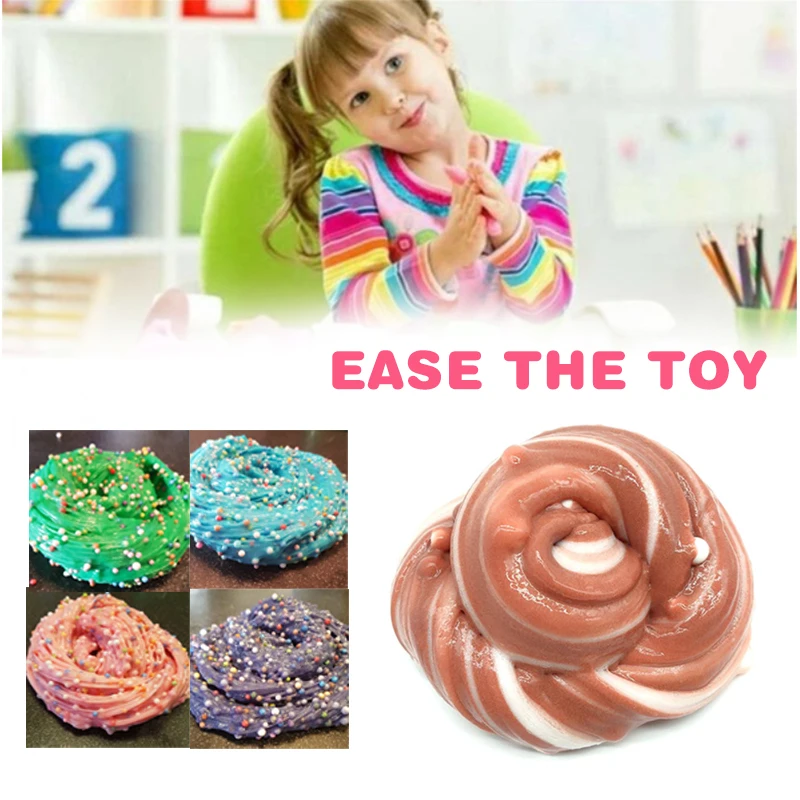 Cheapest slimes slime trasparente Fluffy foam suplies Funny Slime toys Hands-On Mini Grain Plasticine Vent Toys Mud Relax | Игрушки и