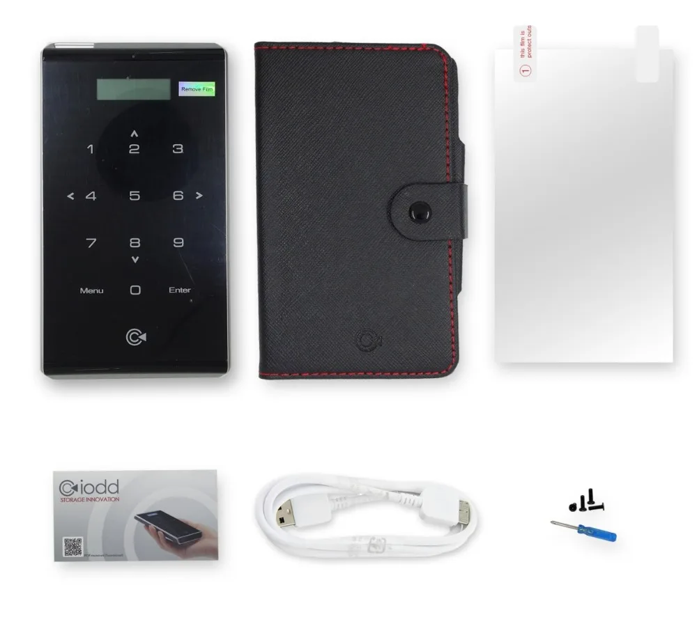 IODD2541 USB 3.0 Зашифрованный корпус жесткого диска [Виртуальный DVD Blu-ray ROM/VHD/Загрузка/SSD/HDD/2,5] включен.