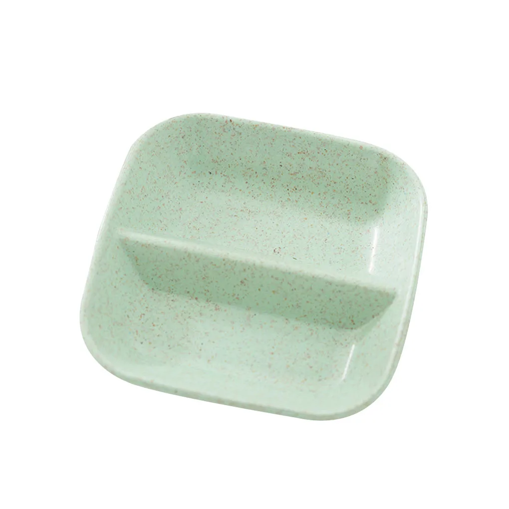 Столовые приправы из пшеничной соломы квадратные разделенные столовые кухонные