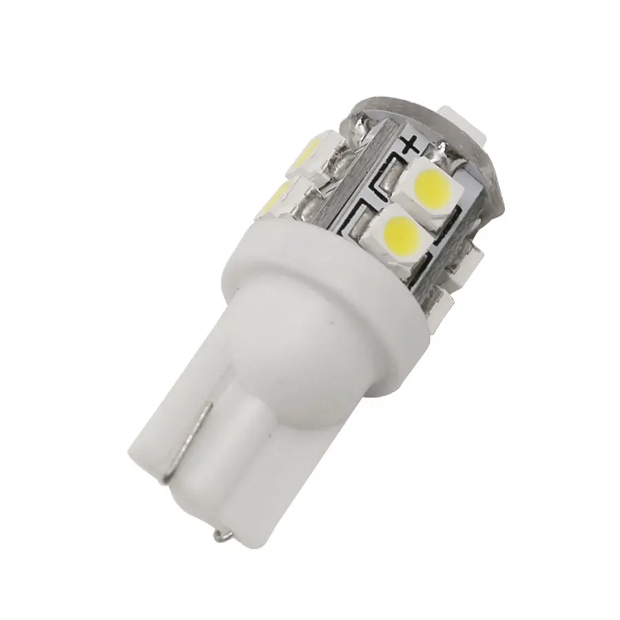 10 шт./лот T10 1210 Белый 10SMD автомобильный Грузовик интерьерный клиновидный