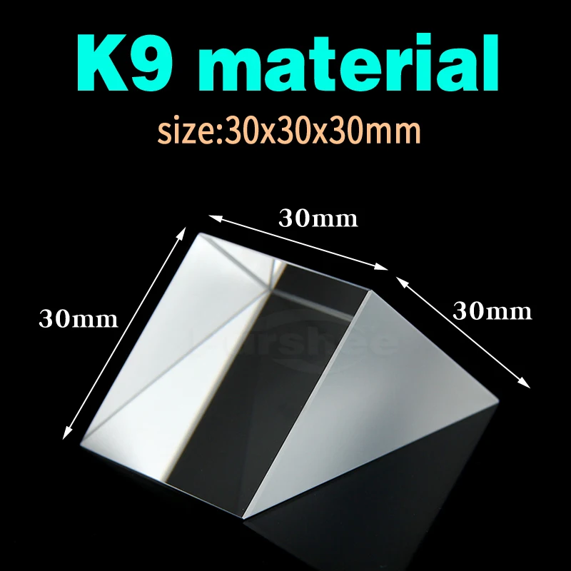 Optical glass triangular prism(30x30x30mm) | Канцтовары для офиса и дома