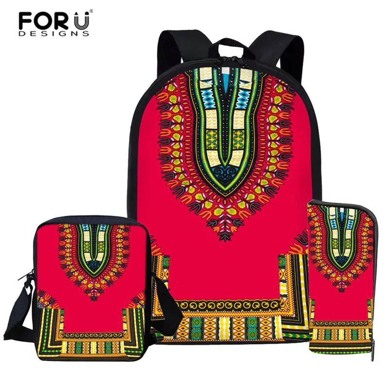 Рюкзак FORUDESIGNS для женщин школьные сумки девочек подростков комплект из 3 сумок в