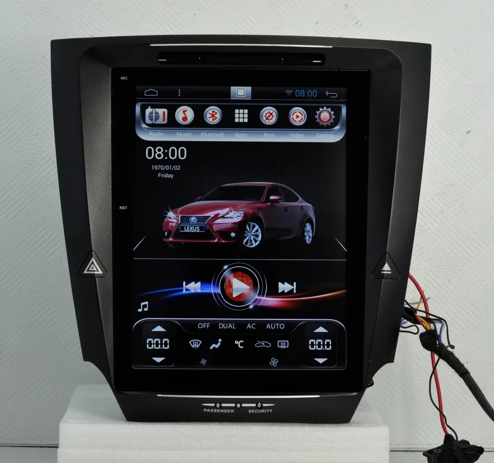 10 4 дюймов Android 6 01 ПК автомобиля DVD плеер для LEXUS IS250 IS300 IS350 2005--2011 рулевое колесо