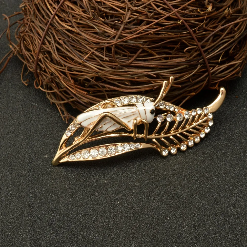 Женская брошка с эмалью свадебная брошь в форме захвата животного аксессуар