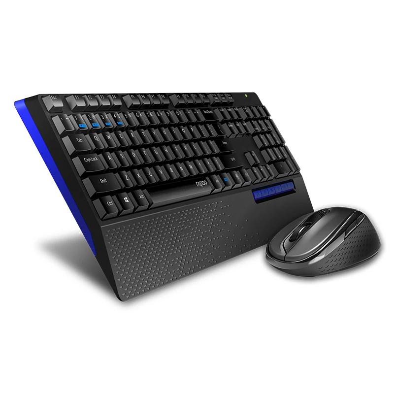 Новинка Rapoo 8300T многорежимная Бесшумная Беспроводная клавиатура мышь Combos Bluetooth 3