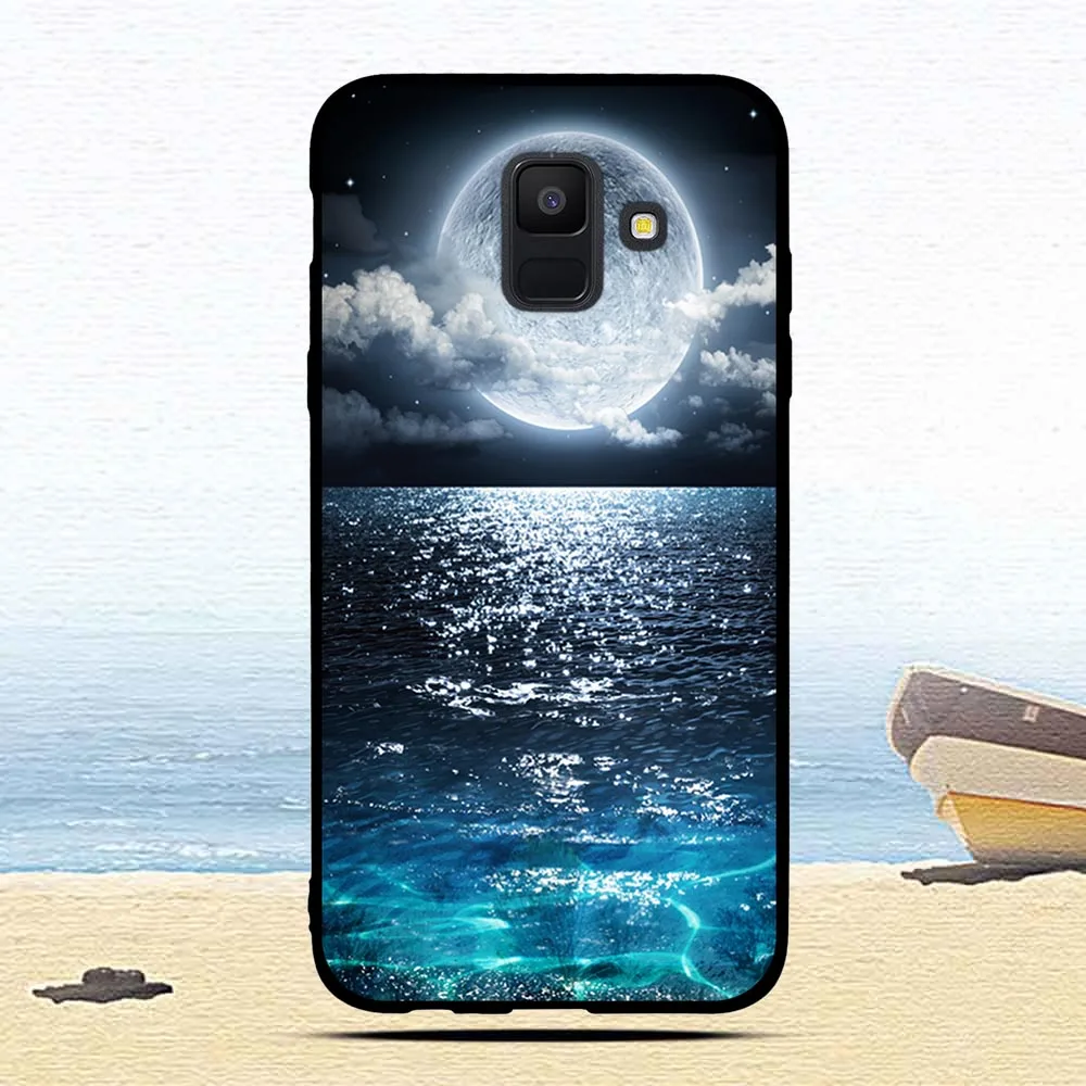 Phone For Samsung Galaxy A6 2018 Case Silicone Back Funda for Plus Black Matte Soft A9 Star Lite Cover |