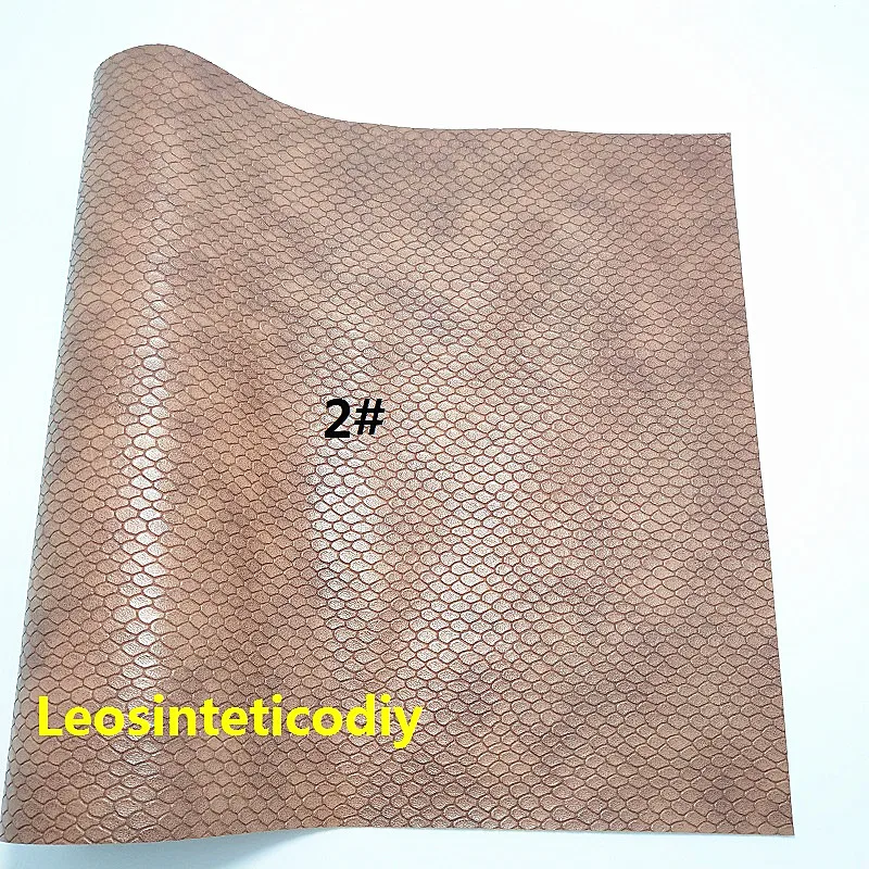 1PC 21X29CM Synthetic Letaher Cuero Sintetico Faux Leather Embossed Snake For Making Bows Accessories T16A | Дом и сад