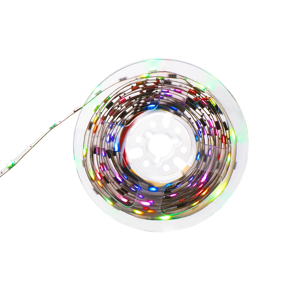 WS2811 LED Strip 30 LEDs RGB SMD5050 Individually Addressable 12V Light Dream Color Ribbon Lamp 1M 2M 3M 4M 5M IP30 | Лампы и