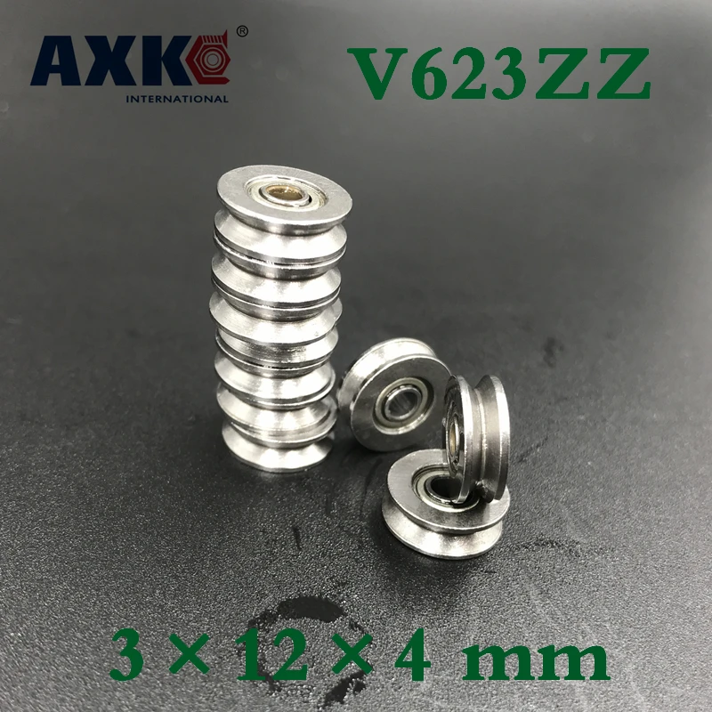 Axk V623zz 623vv 623 V паз глубокий шаровой подшипник 3x12x4 мм следы ходьба направляющие