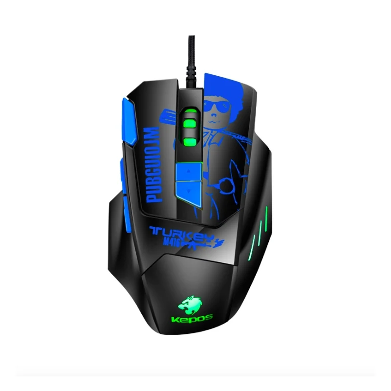 Крутая профессиональная игровая проводная мышь для ноутбука 4000DPL Офисная