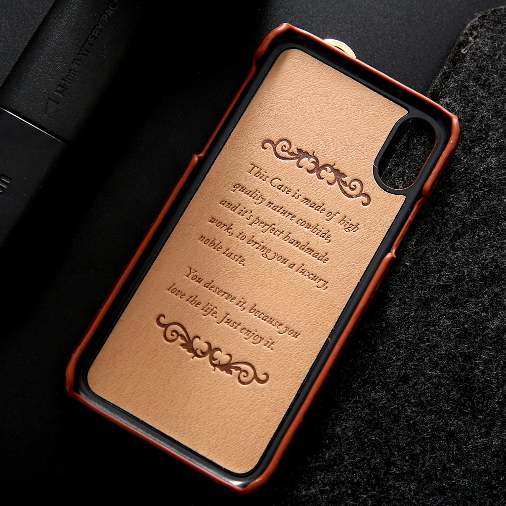 Чехол для iPhone XS MAX Крокодиловая текстура натуральная кожа задняя крышка ручной