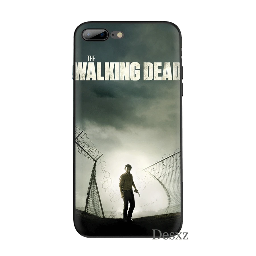 Силиконовый ТПУ чехол для телефона Walking Dead iPhone 11 Pro X XS Max XR 6 6s 7 8 Plus 5 5s SE защитный |