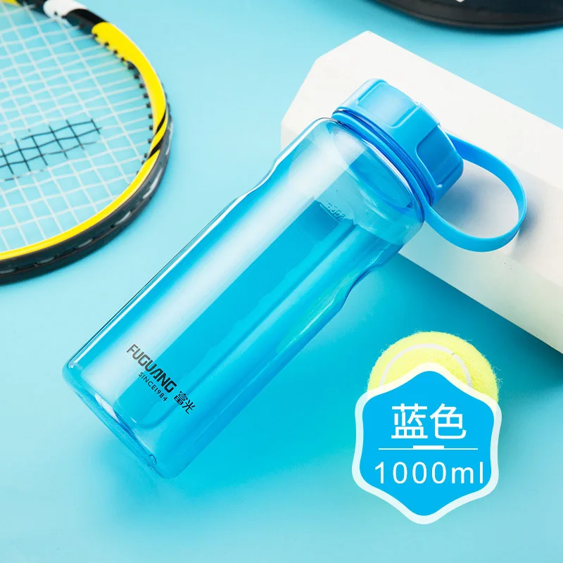 1000ml Blue 600 мл/2000 мл/пластиковая чашка для воды мл Высокое качество большой ёмкость 1000 портативный пространство чашки Спорт на открытом воздухе чайник - Цвет: 1000ml Blue