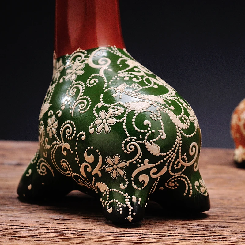 

Lovely European family three deer Zhaocai ornaments Home Furnishing resin crafts gifts living room decoration