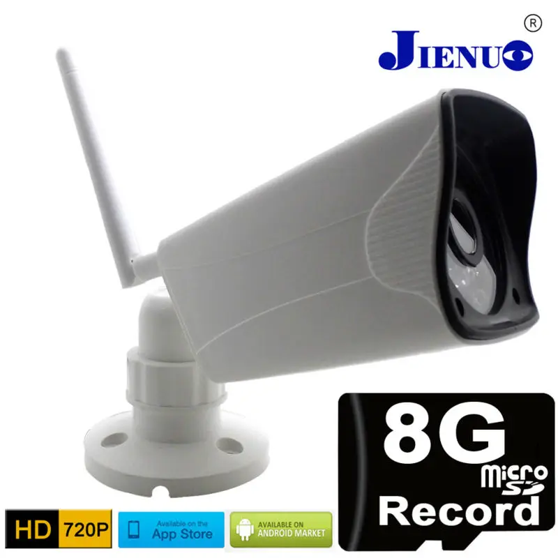 Ip камера Wifi 720P Поддержка Micro SD 8G запись наружная Водонепроницаемая беспроводная