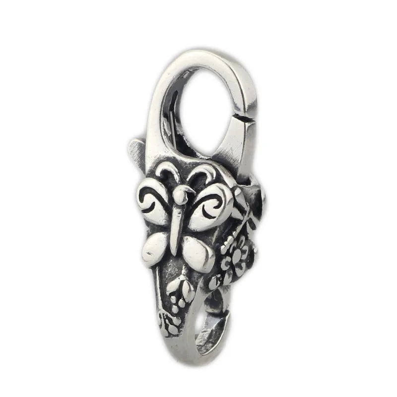 

Beads Hunter 925 Sterling Silver Charms Butterfly Dragonfly Flowers Locks Lobster Clasp Fit European Troll Bracelet Jewelry