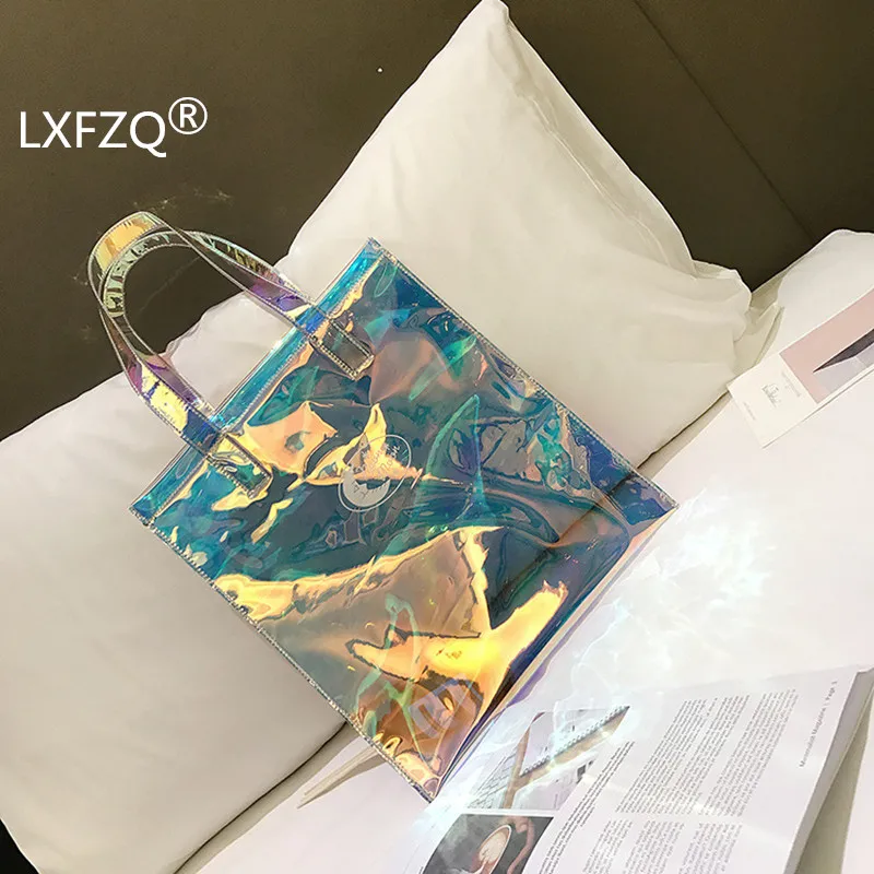 Женская сумка с лазерным отражателем женские сумки на плечо прозрачная