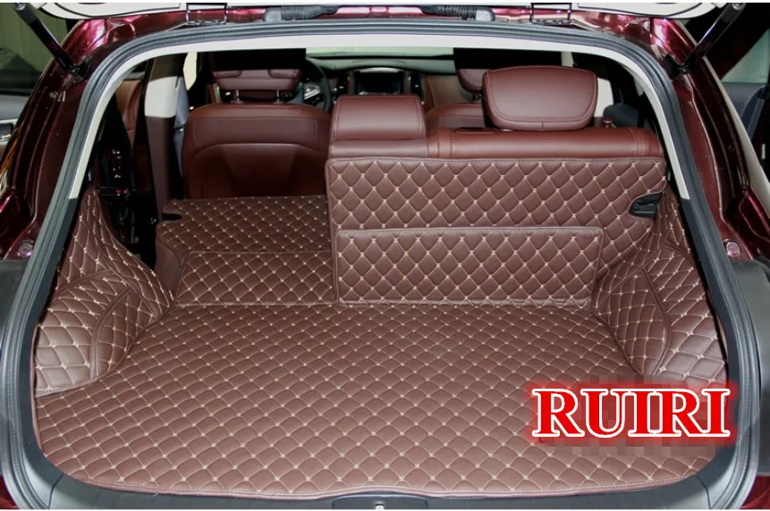 

High quality! Special car trunk mats for Infiniti QX50 2017-2013 waterproof Car styling cargo liner boot carpets for QX50 2015