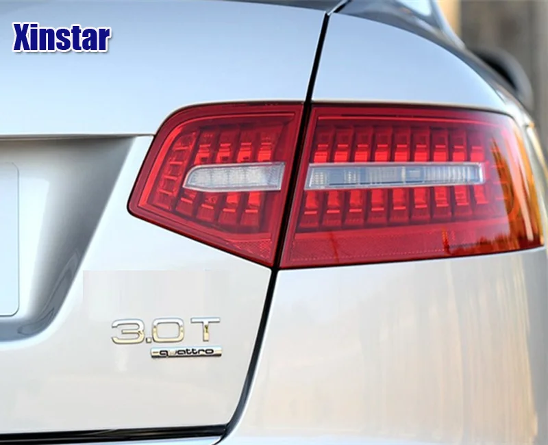 ABS sline car badge 1.8T 2.0T 3.0T rear Emblem sticker for Audi A1 A3 A4 A5 A6 A6L A7 A8 S3 S6 Q3 Q5 Q7 TT S RS | Автомобили и