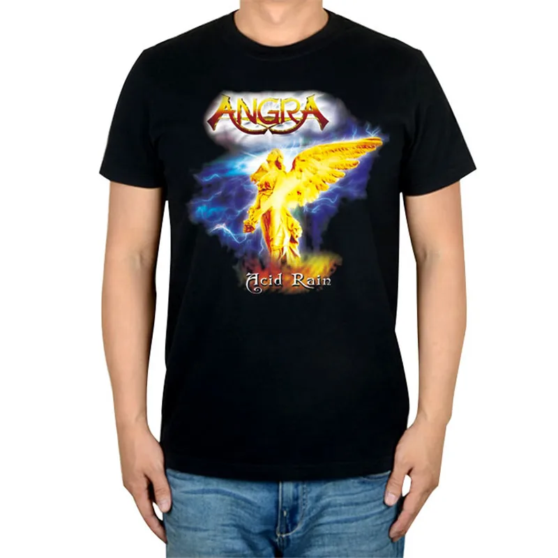 

16 kinds angel Angra Brand Cotton t shirt Punk fitness Metal Black shirts Rock Harajuku thrash Ropa Mujer camiseta clothing