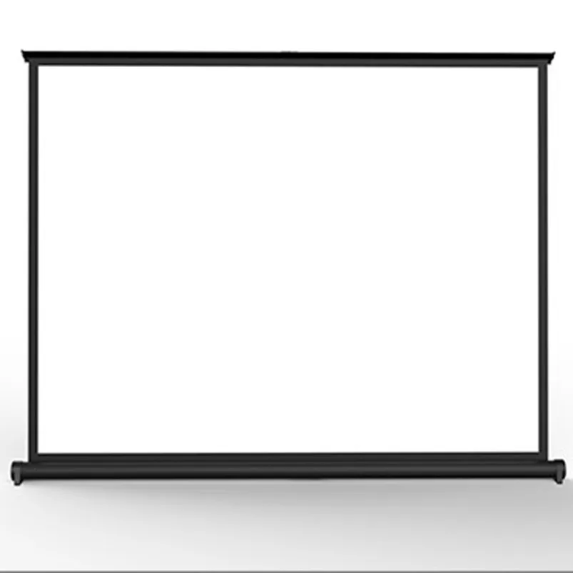 

40'' diagonal 4:3 Video Format Portable Table Top Screen Presentation Projector Screen with Matte White for Indoor Projection