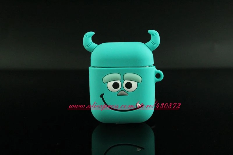 Для Airpods сумки 3D силиконовые наушники Минни Микки мультфильм беспроводной Bluetooth наушники чехол Защитный чехол для Airpods