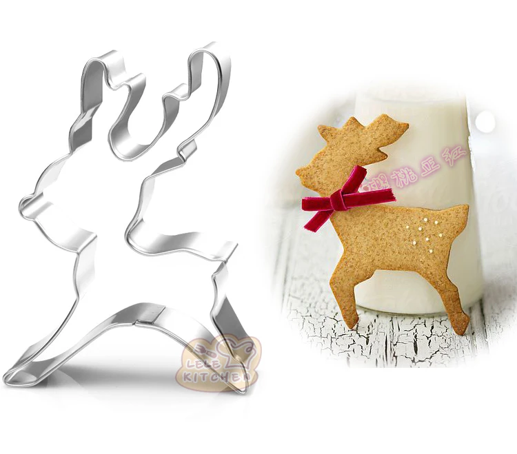 1 шт patisserie reposteria Christma Олень Дерево листья металлические резаки для печенья