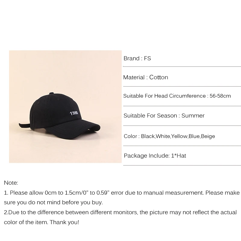 FS зимняя модная Корейская Кепка Регулируемая Snapback Dad шляпа хип-хоп синие желтые