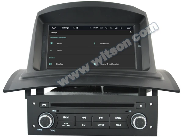 WITSON Android 9,0 Восьмиядерный(Восьмиядерный) 4G ram автомобильный dvd-плеер gps для RENAULT MEGANE II 2005-2009 Авто Радио Аудио система