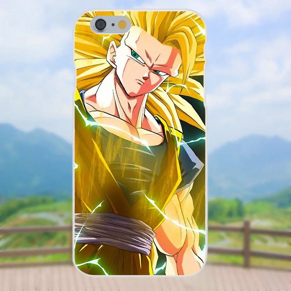 Серии Dragon Ball Z Супер Saiyan для Apple Iphone 4 4s 5 5C 5S SE 6 6S 7 8 плюс X XS Max XR мягкие ТПУ узор