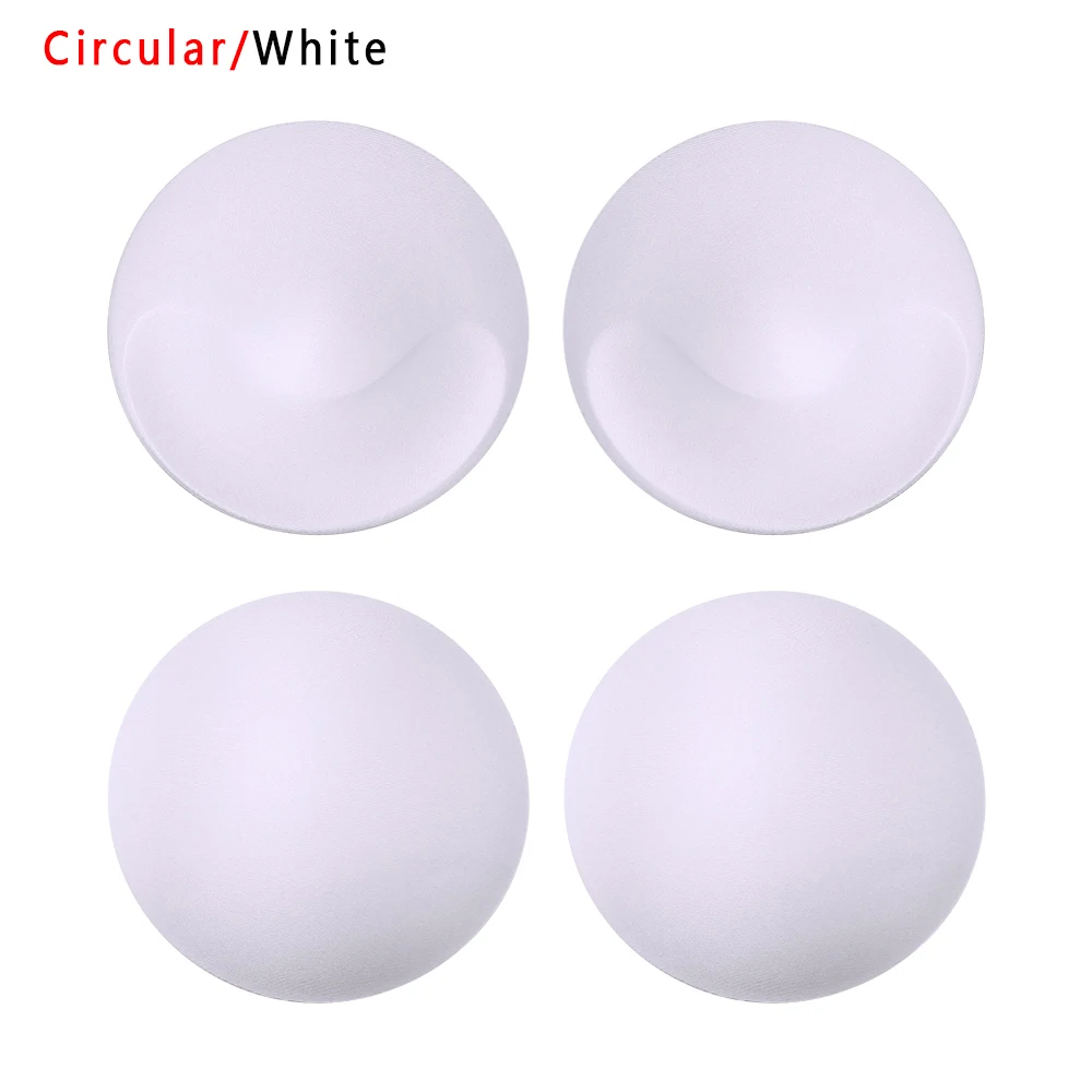 circular - white 1 пара, женское летнее сексуальное бикини со съемными чашечками для бюстгальтера, чашечки для бикини, поролоновые чашечки для груди, пуш-ап, для купального костюма - Цвет: circular - white