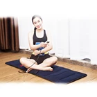 YihCare, Дальний инфракрасный электрический массажный матрас с подогревом, вибрирующий массажер для всего тела, шеи, ног, подушка, кресло, массажный коврик для дома