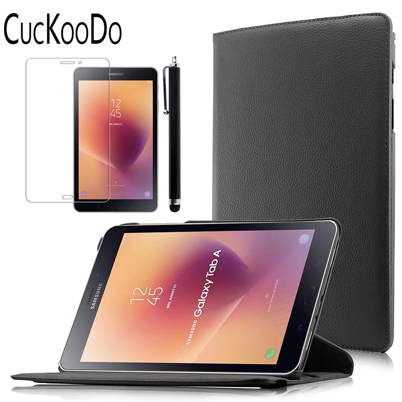 CucKooDo 360 градусов вращающийся чехол подставка для Samsung Galaxy Tab A 8 0 SM T385/T380 2017 + стилус