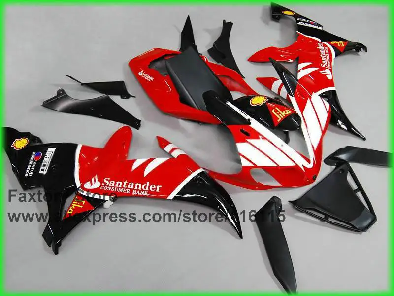 MOTOMARTS ABS мотоцикл 100% полная впрыска Обтекатели набор для YAMAHA 2002 YZF R1 2003 02 03 красный