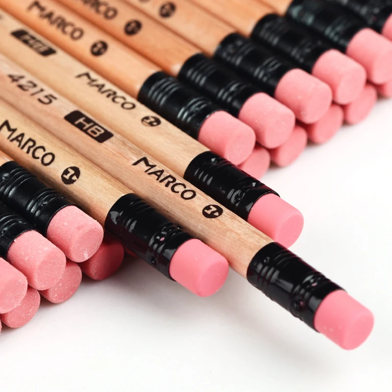 

30pcs or 50pcs Per Box Marco 4215 Environmental Pencils for Children Student Top Quality Standard Pencil School Stationery