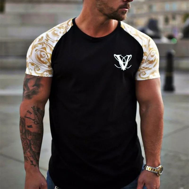

Men Running Breathable Cotton t shirt Gym Fitness Workout Training Short sleeve T-shirts Male Jogging Slim Tee Tops Man Clothing